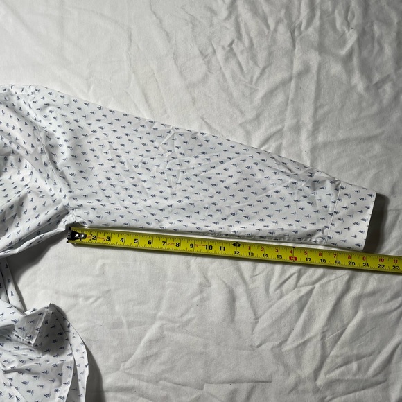 Jos A Bank All over sailboat Print long sleeve button down shirt men’s size XXL - Picture 6 of 8